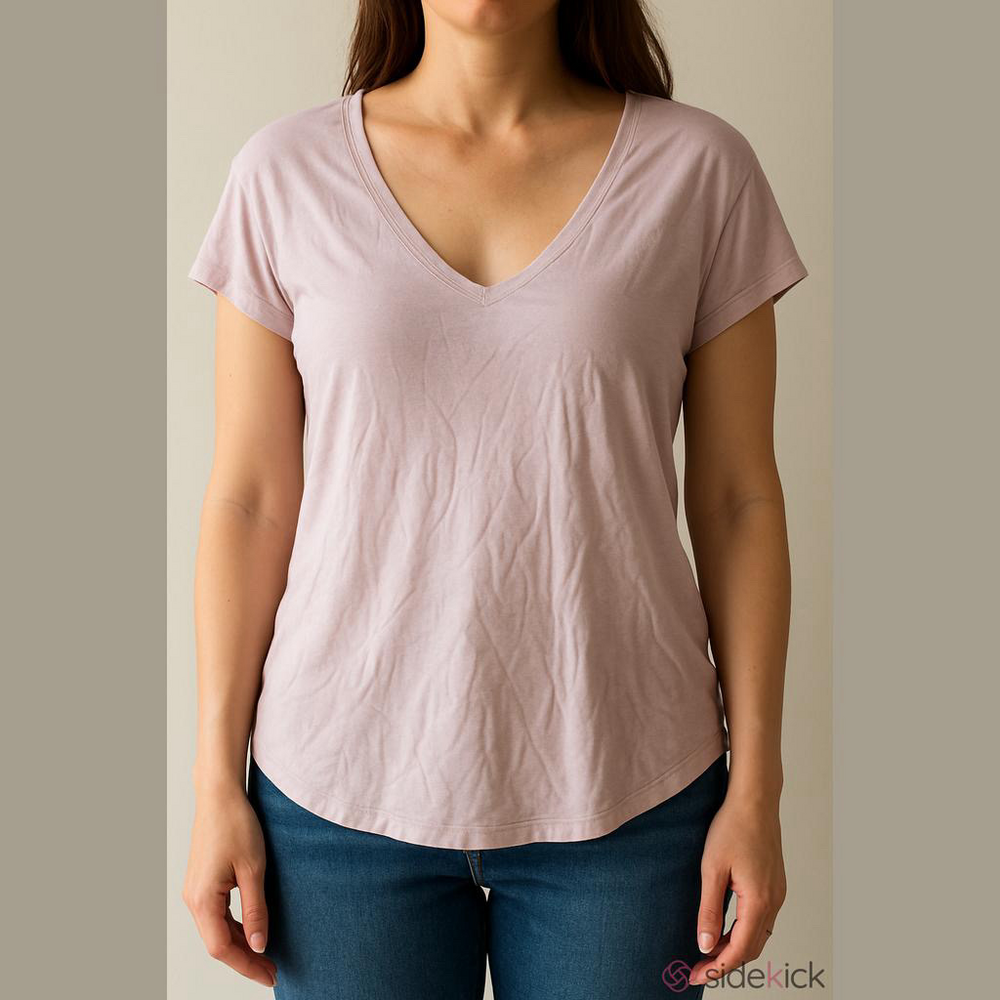 American Eagle Lilac Short Sleeve Favorite T Size XL